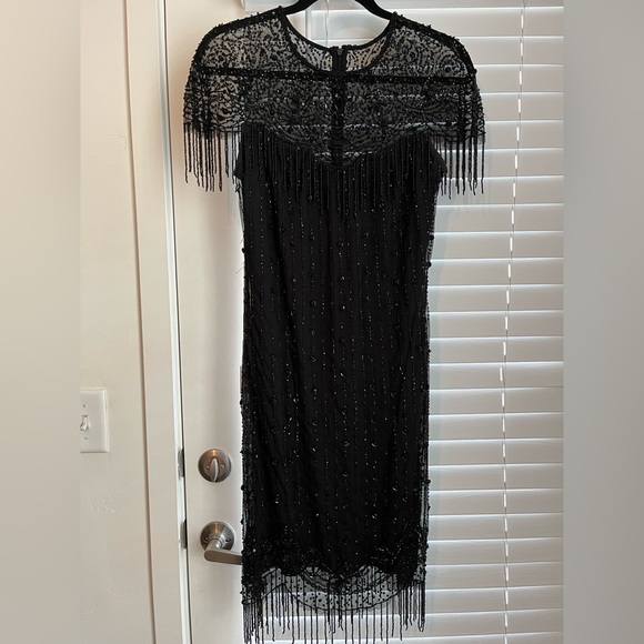 JC Collection Embroidered beaded Dress Size 2 - Picture 2 of 7